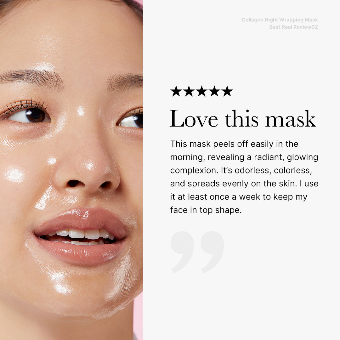 Collagen Vegan Night Mask™ – Formule verrijkt met vegan hyaluronzuur – vertrouwd door huidexperts! 75ml