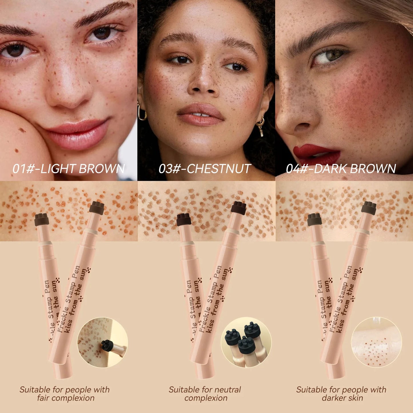 Magic Freckle Maker™ – Waterproof Sproetenpen voor een Natuurlijk Zomerse Glow
