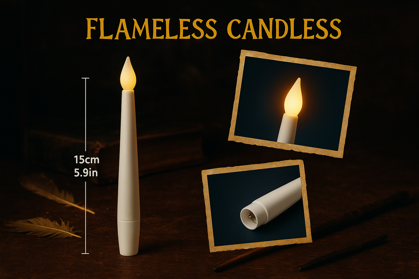 🎃 Familysplace™ - Floating Candles | De ultieme blikvanger voor Halloween of Kerstmis ✨