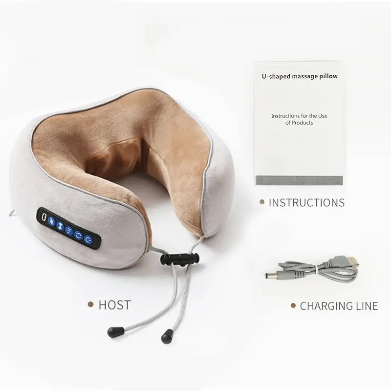 RelaxPro™ Nekmassagekussen – Verlicht Spanning Altijd en Overal