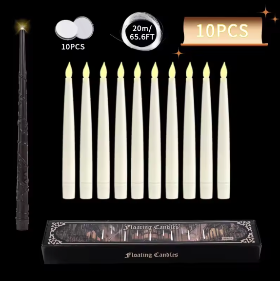 🎃 Familysplace™ - Floating Candles | De ultieme blikvanger voor Halloween of Kerstmis ✨