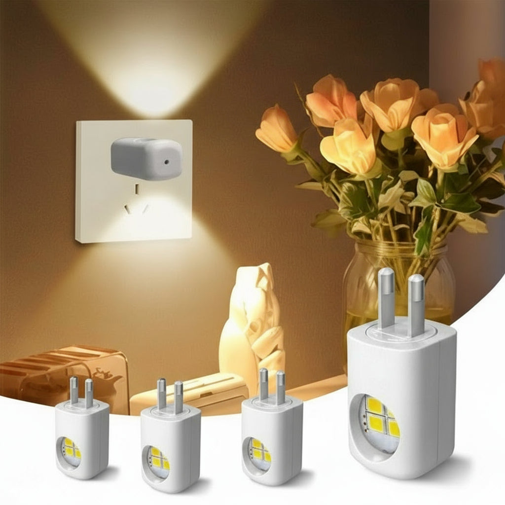 MagicGlow™ | Breng zachtheid in elke nacht met het slimme LED-nachtlampje dat vanzelf meedenkt.