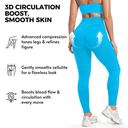 3D Anti-cellulitis legging | Lift je billen alsof een onzichtbare hand ze omhoog duwt