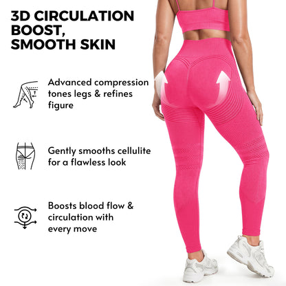3D Anti-cellulitis legging | Lift je billen alsof een onzichtbare hand ze omhoog duwt