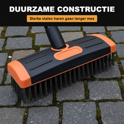 Duurzame constructie: sterke stalen borstelharen gaan jaren mee