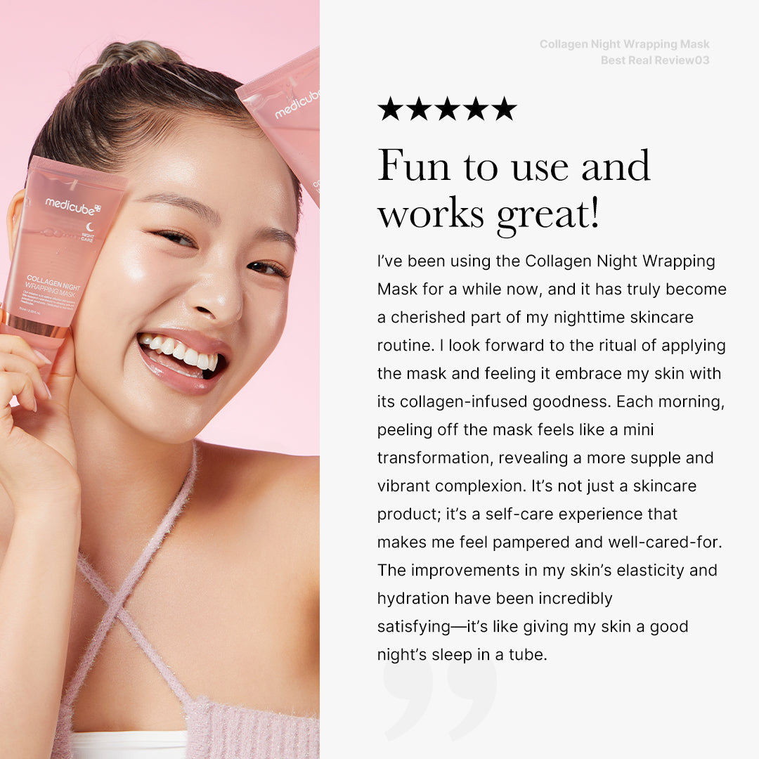 Collagen Vegan Night Mask™ – Formule verrijkt met vegan hyaluronzuur – vertrouwd door huidexperts! 75ml