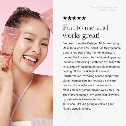 Collagen Vegan Night Mask™ – Formule verrijkt met vegan hyaluronzuur – vertrouwd door huidexperts! 75ml