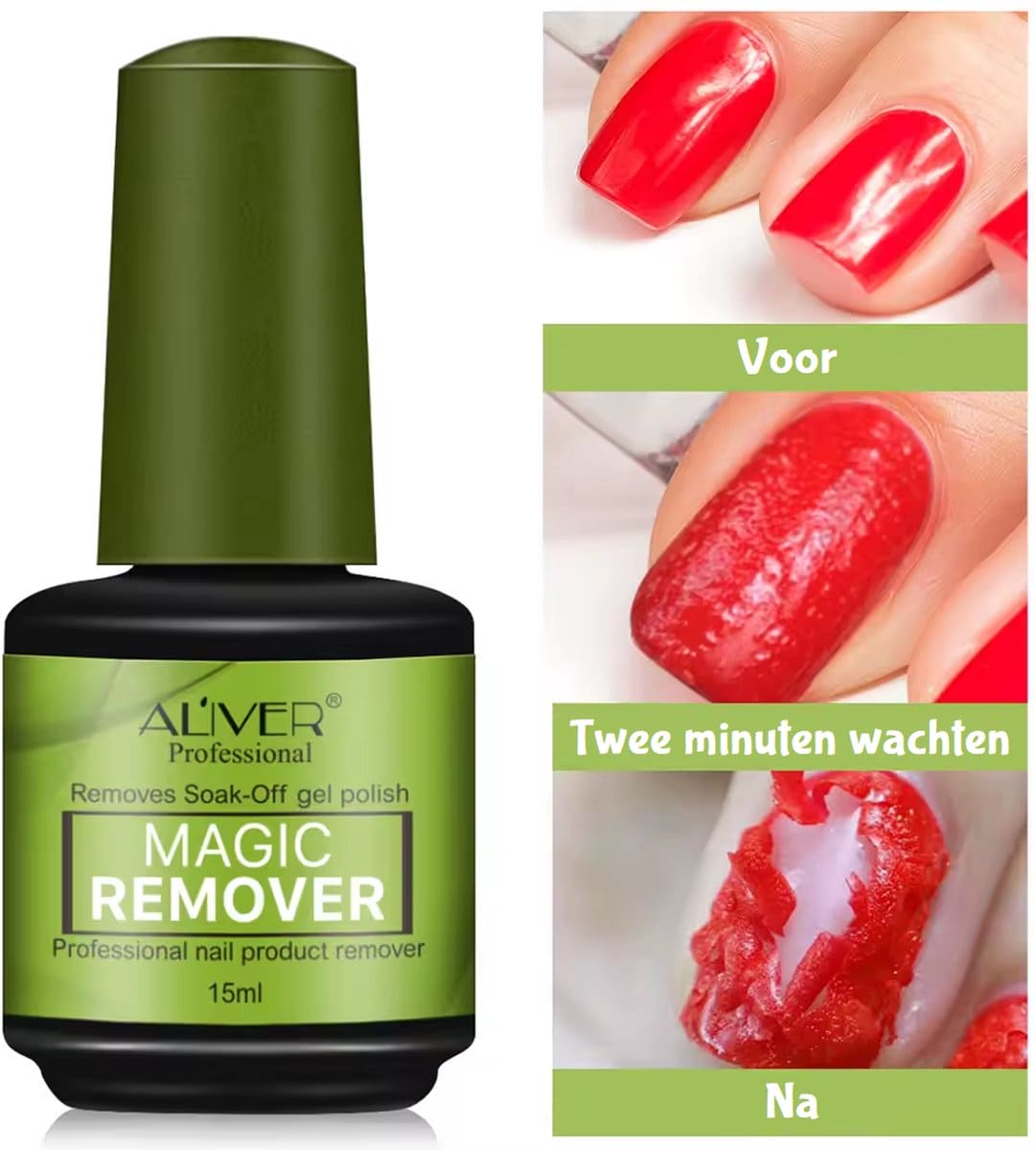 MAGIC Remover voor Gellak Nagels | 15 ml