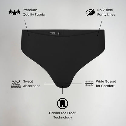 MI'VORA Stringslip Pro | Naadloos onzichtbaar ondergoed met zachte rekbare band