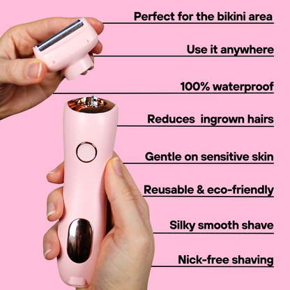 SilkLady Pro™ | Voor een Gladde Huid Zonder Irritatie – Draadloos & Waterdicht Scheerapparaat