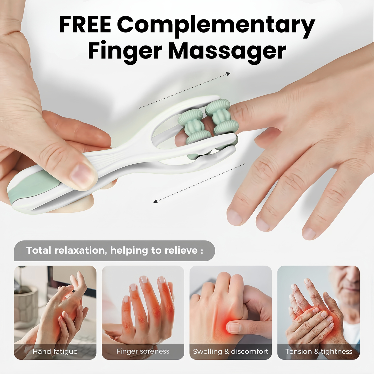 MI'VORA™ Hand Massager - Support for Joint, Inflammation & Pain