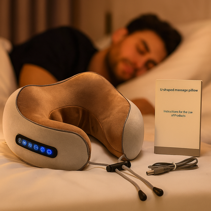 RelaxPro™ Nekmassagekussen – Verlicht Spanning Altijd en Overal