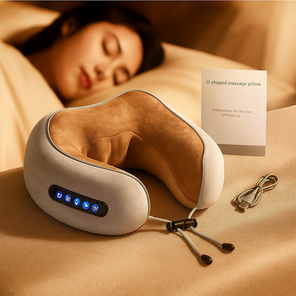 RelaxPro™ Nekmassagekussen – Verlicht Spanning Altijd en Overal