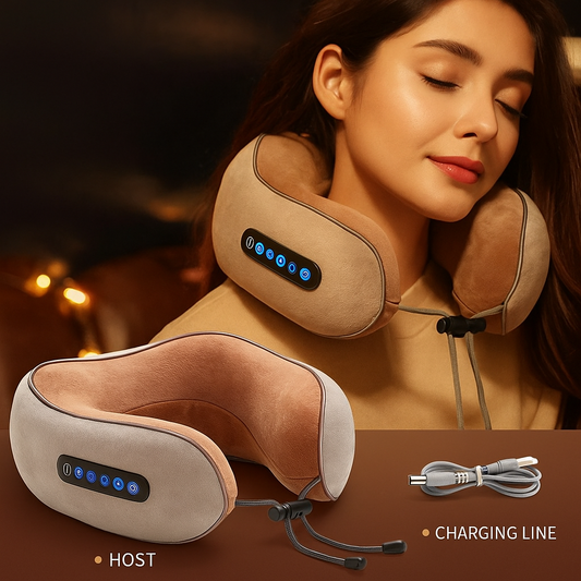 RelaxPro™ Nekmassagekussen – Verlicht Spanning Altijd en Overal