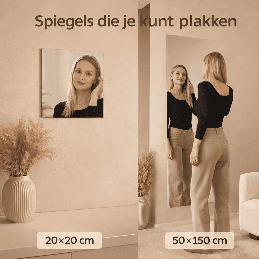 Insta-Mirror™ | Direct een stijlvolle make-up spiegel zonder boren