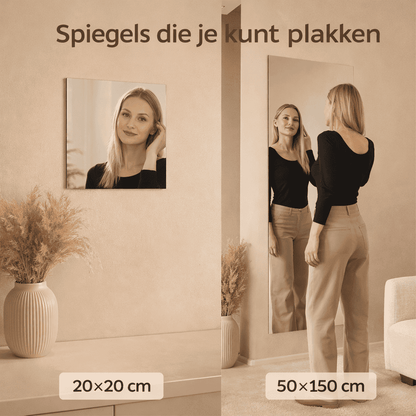 Insta-Mirror™ | Direct een stijlvolle make-up spiegel zonder boren