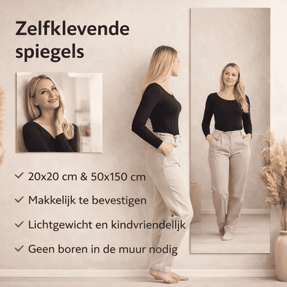 Insta-Mirror™ | Direct een stijlvolle make-up spiegel zonder boren