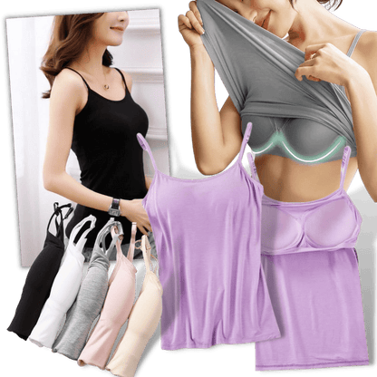 Camisole with Built-In Bra