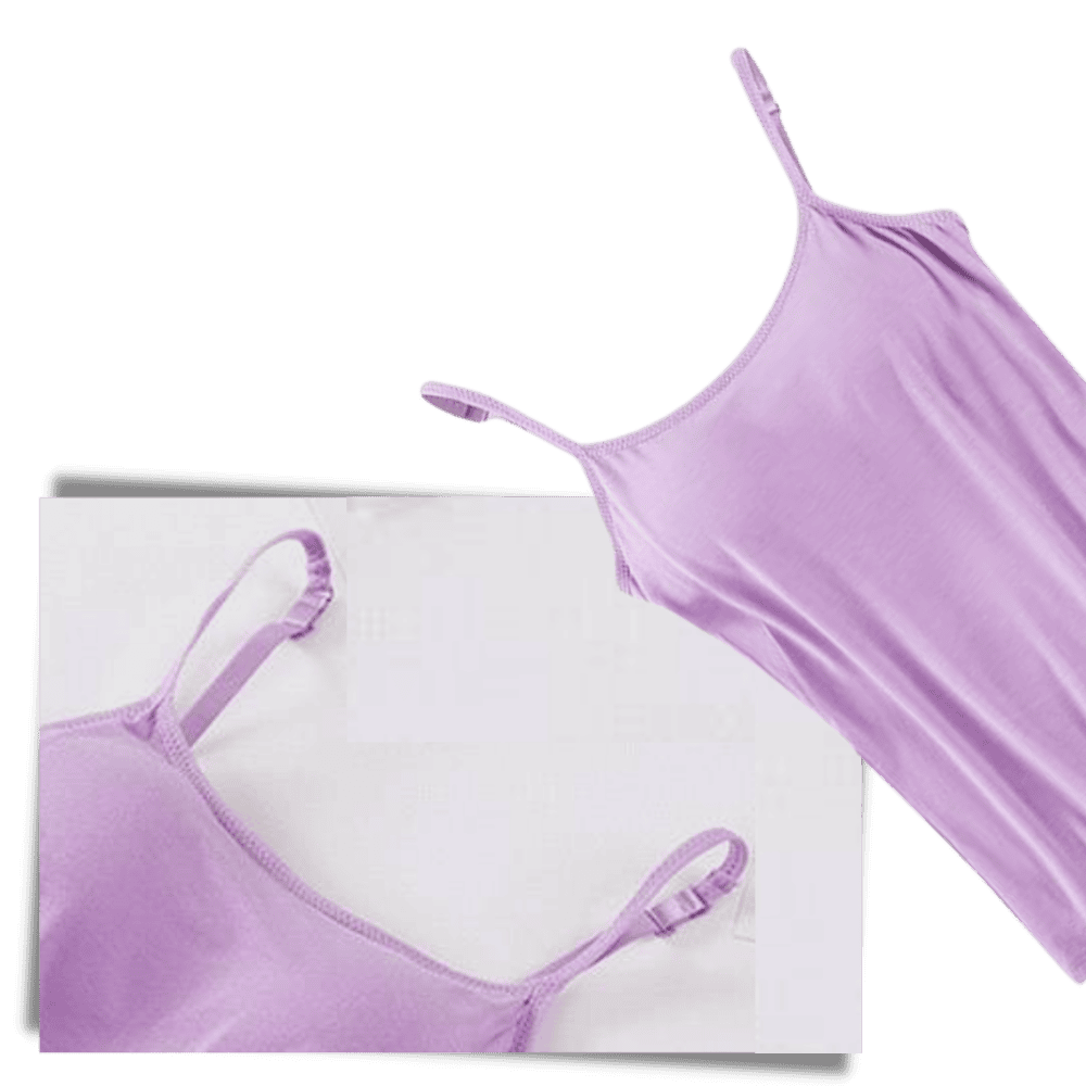 Camisole with Built-In Bra