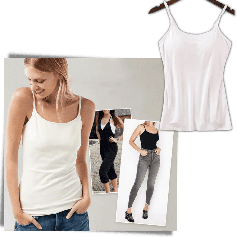 Camisole with Built-In Bra