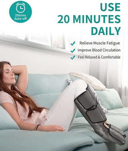 Nekteck Leg Calf Massager with Air Compression