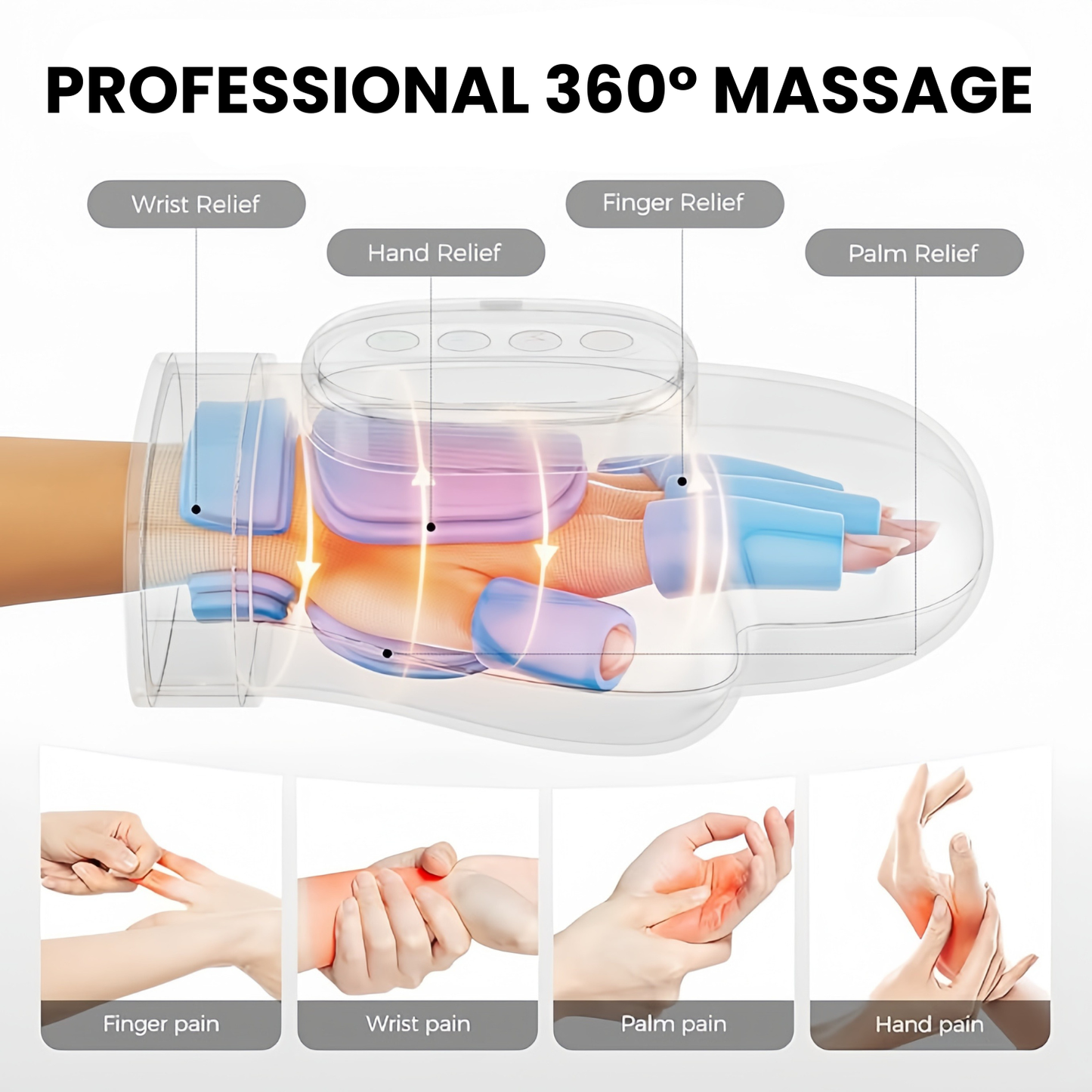 MI'VORA™ Hand Massager - Support for Joint, Inflammation & Pain