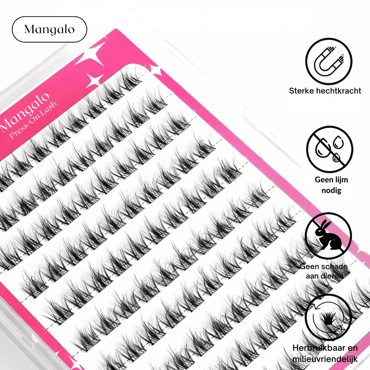 Press-On Lash™ | Vergeet lijmchaos! Mooie volle wimpers met gemak in minuten