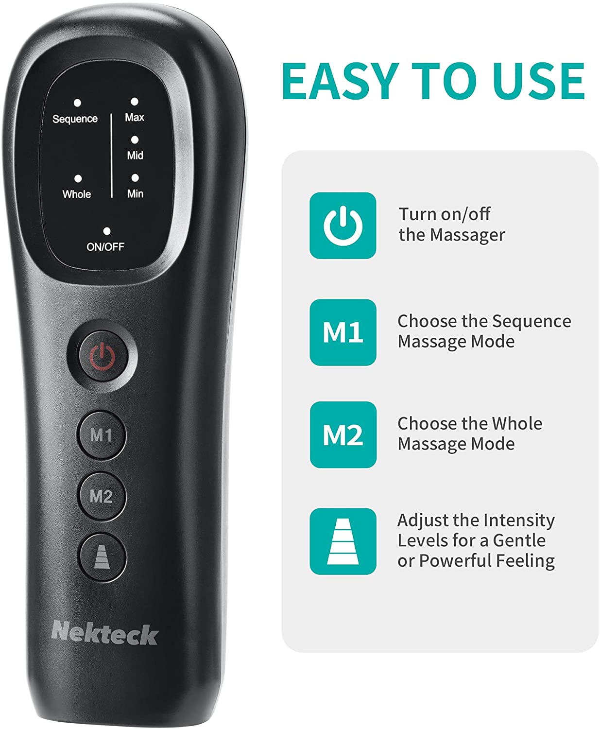 Nekteck Leg Calf Massager with Air Compression