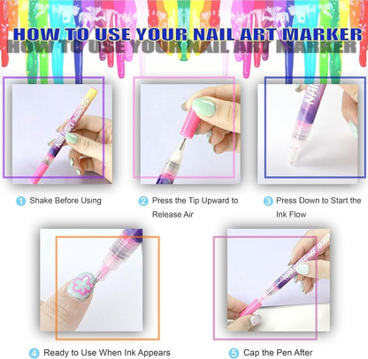 Nail Art Markers™ | Creatieve nagellak pennen | tot wel 65% KORTING!