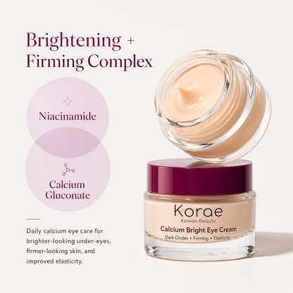 MI'VORA Koreaanse Calcium Bright Oogcrème | Verheldert, egaliseert en perfectioneert