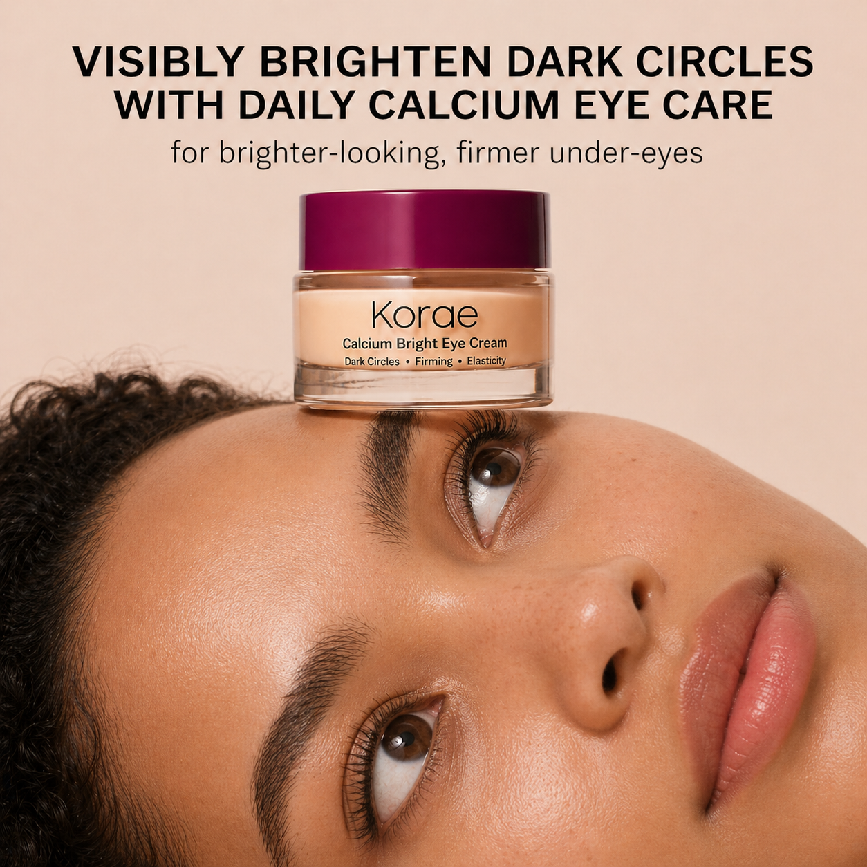 MI'VORA Koreaanse Calcium Bright Oogcrème | Verheldert, egaliseert en perfectioneert