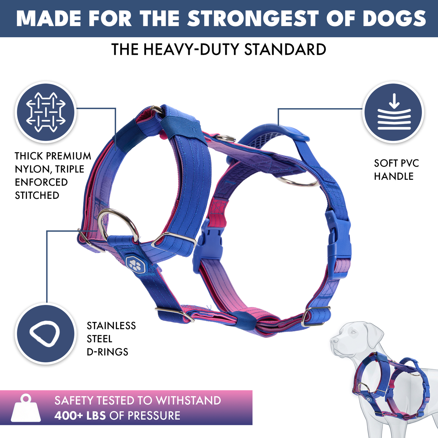 Comfort Control No-Pull Harness Sets