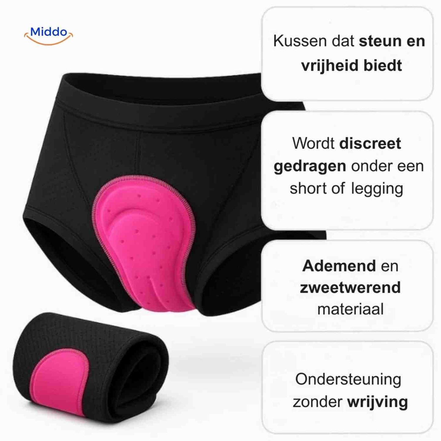 Cyclira™ Fietsbroek | Ademend, Sneldrogend & Heupbeschermend
