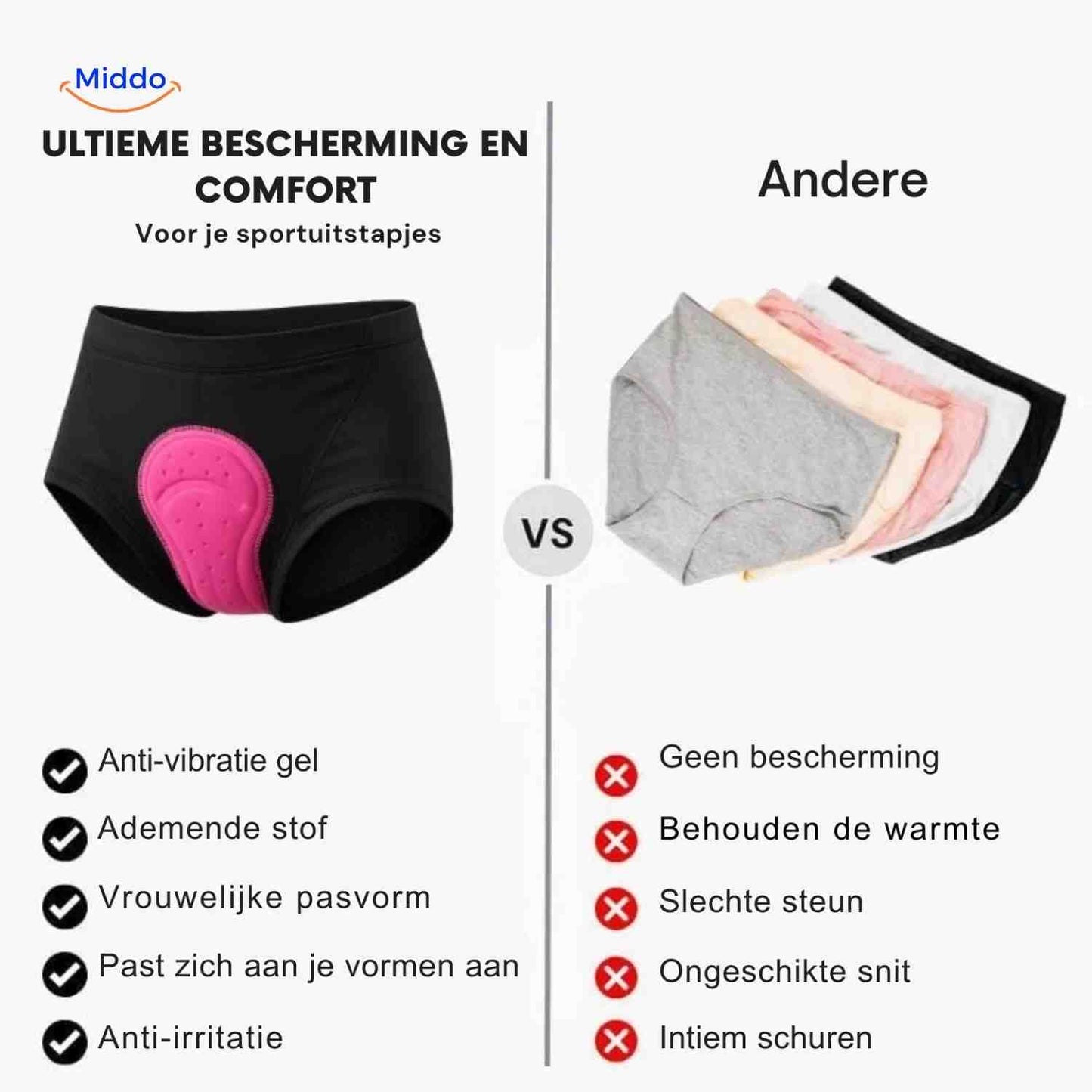 Cyclira™ Fietsbroek | Ademend, Sneldrogend & Heupbeschermend
