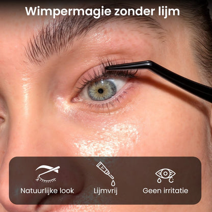 ButterflyKissis™ | EasyLash Instant Press-On Wimpers – Geen Lijm Nodig, Salonkwaliteit in Minuten
