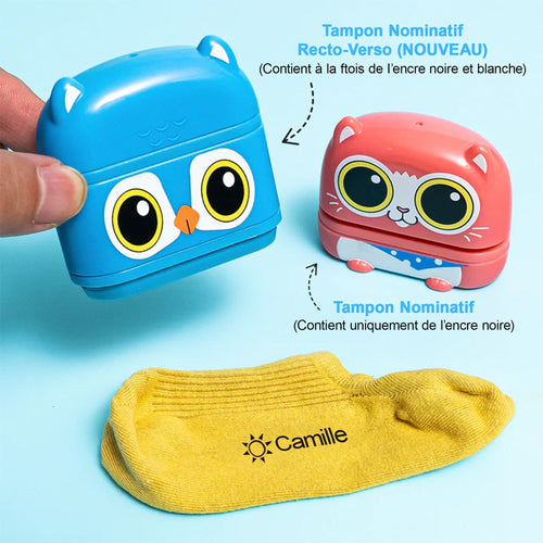 MI’VORA BlijfBijMij™ | Gepersonaliseerde naamstempel voor kinderkleding