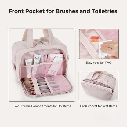 MI'VORA PinkHotCarry™ Toiletry Bag - Take everything with you, just in case!