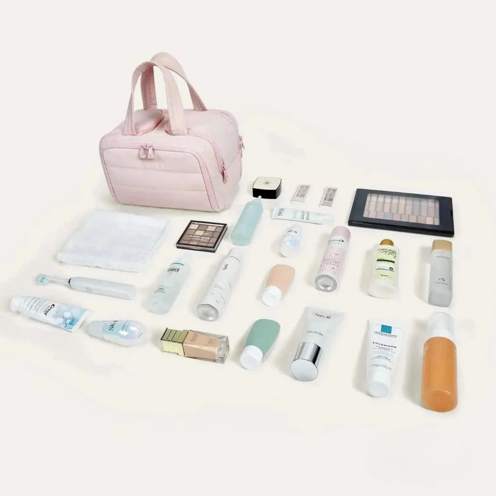 MI'VORA PinkHotCarry™ Toiletry Bag - Take everything with you, just in case!