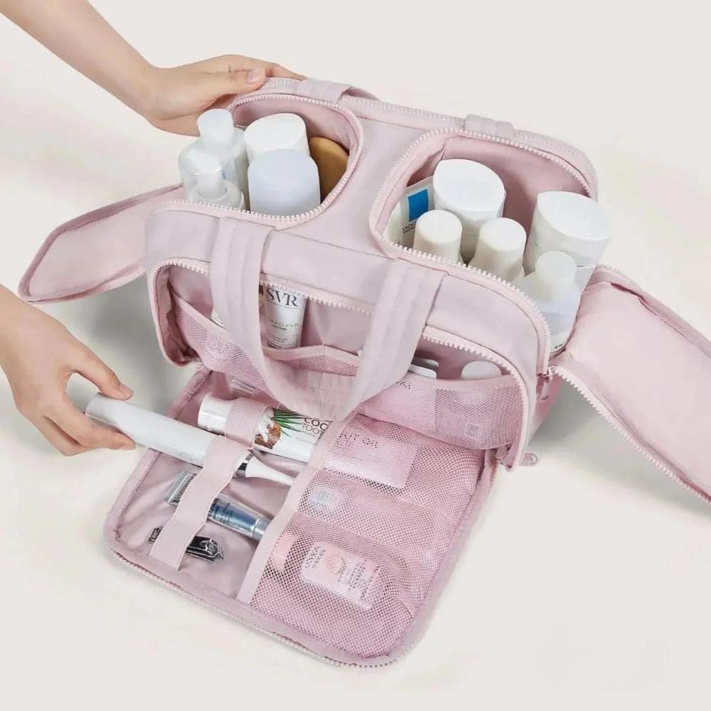 MI'VORA PinkHotCarry™ Toiletry Bag - Take everything with you, just in case!