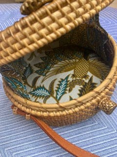 Canggu Brown Rattan Bag Bali -  Tasje voor al je essentials op een festival