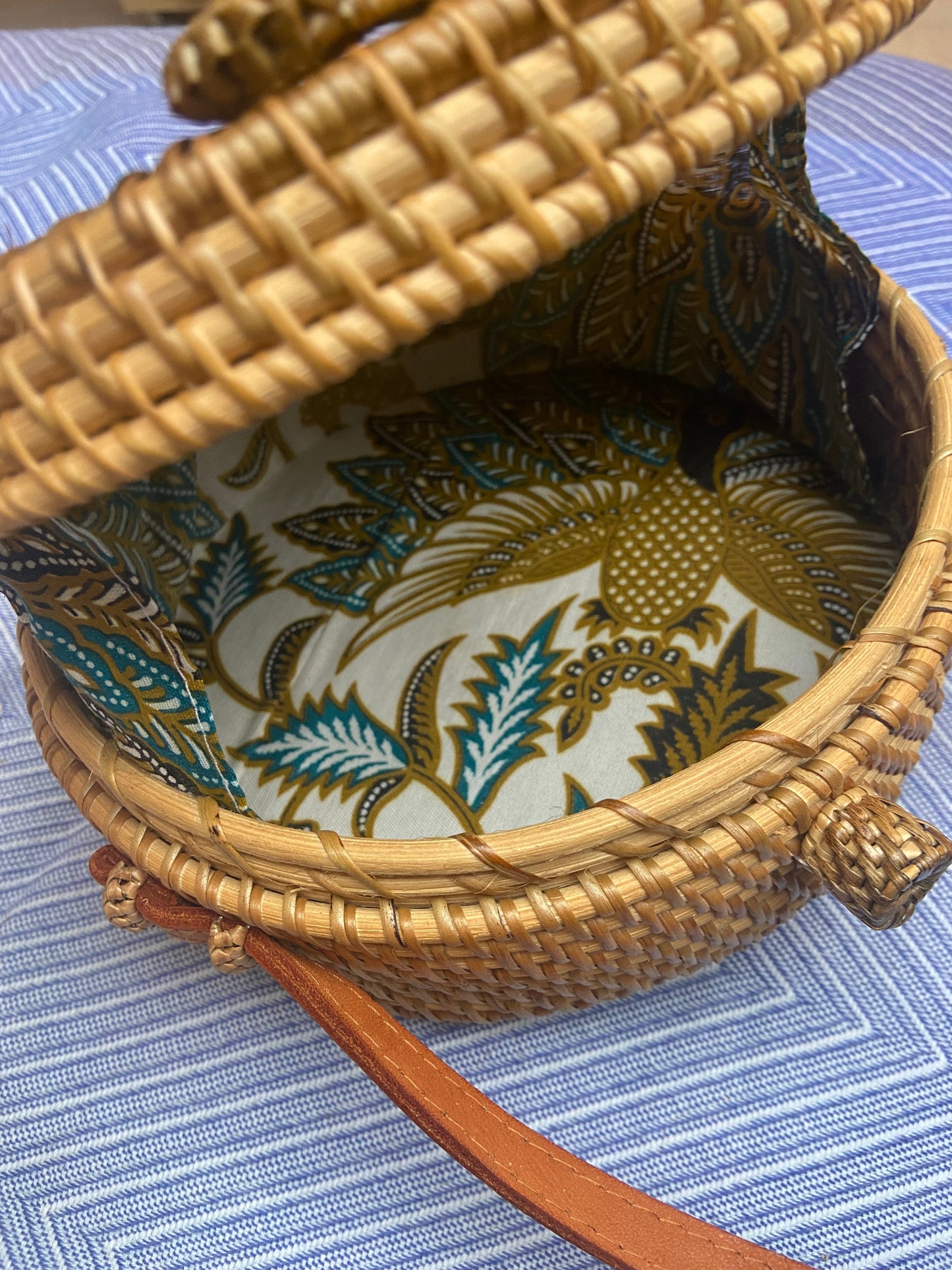 Canggu Brown Rattan Bag Bali -  Tasje voor al je essentials op een festival