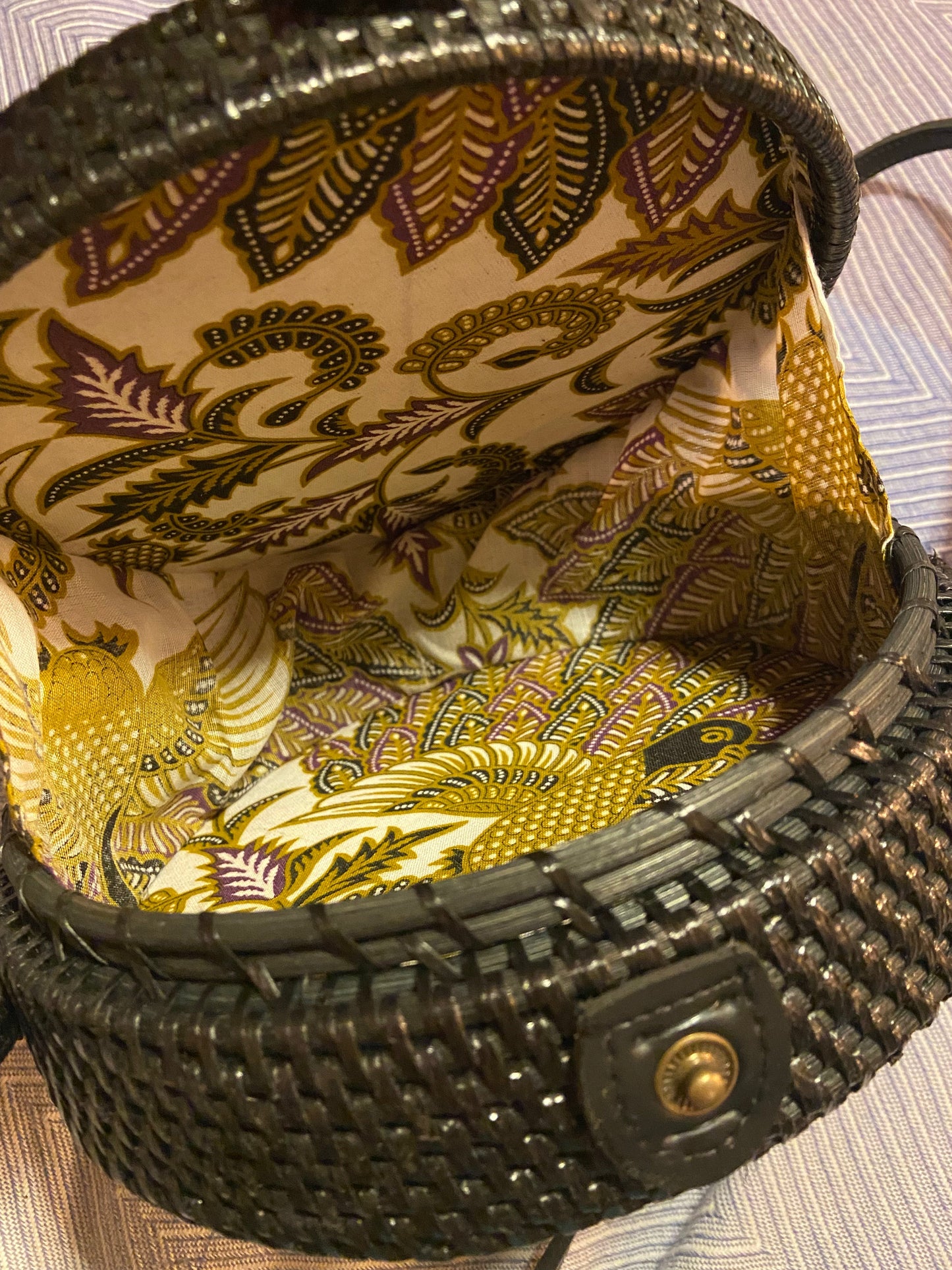 Canggu Black Rattan Bag Bali - Tasje voor al je essentials op een festival