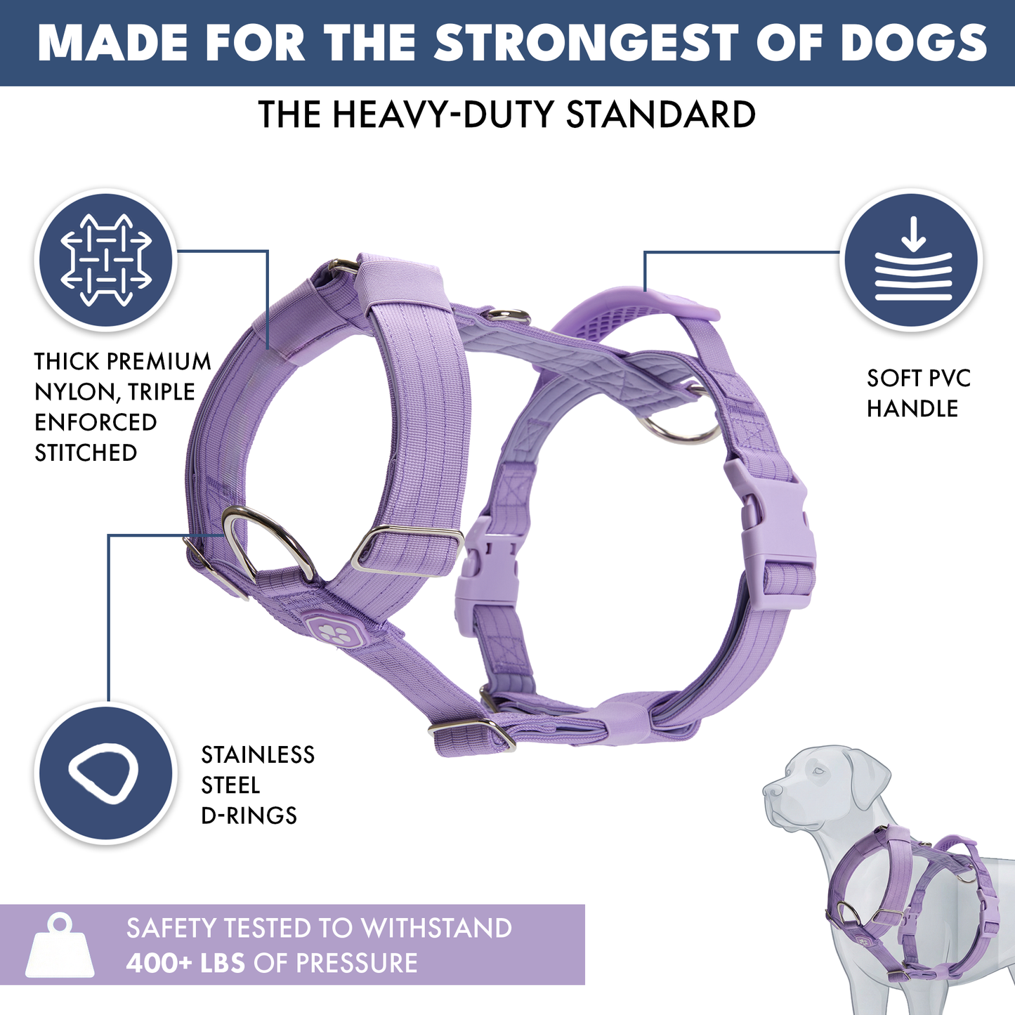 Comfort Control No-Pull Harness Sets