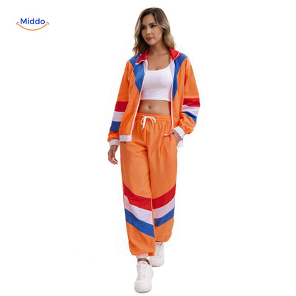 RetroVibe™ Set | 80s WK sportpak, ademend en unisex comfort