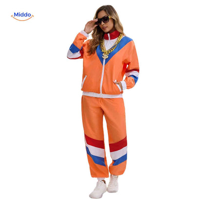 RetroVibe™ Set | 80s WK sportpak, ademend en unisex comfort