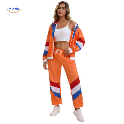 RetroVibe™ Set | 80s WK sportpak, ademend en unisex comfort
