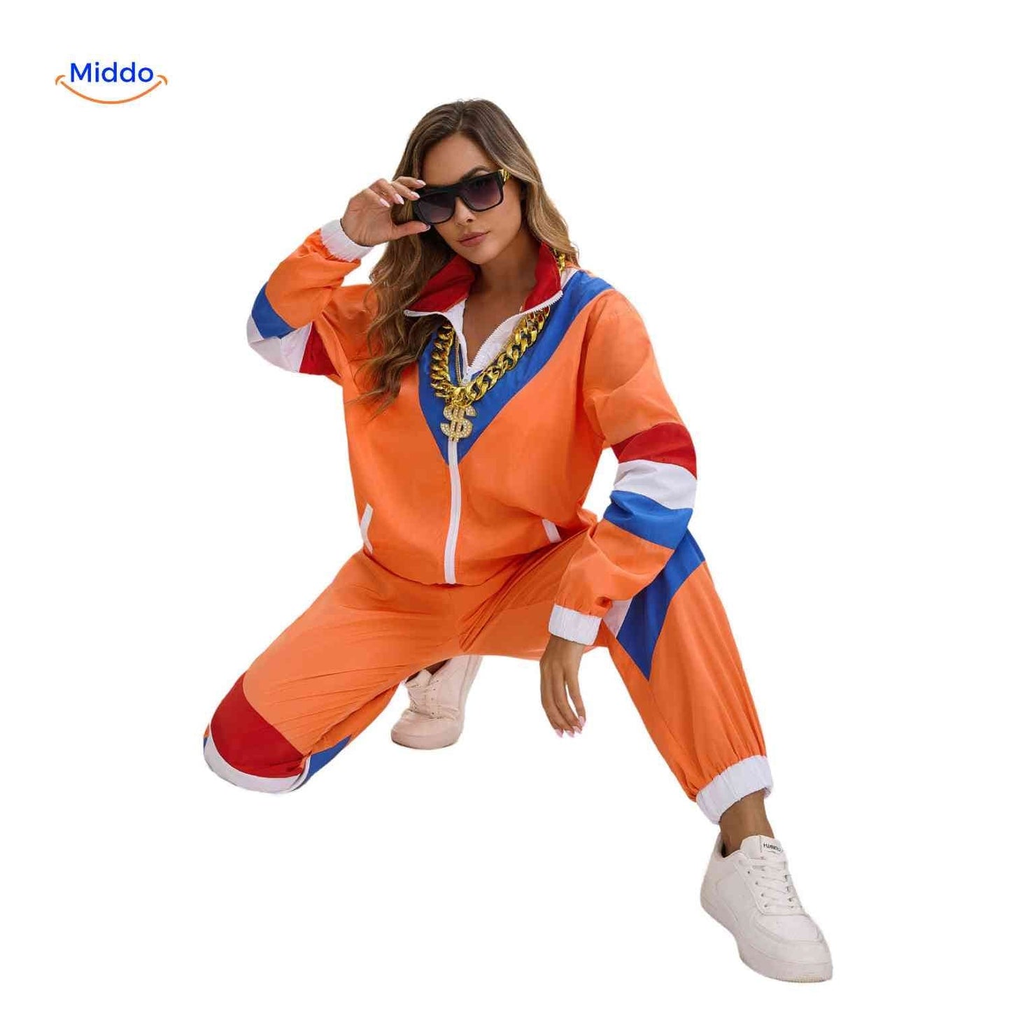 RetroVibe™ Set | 80s WK sportpak, ademend en unisex comfort