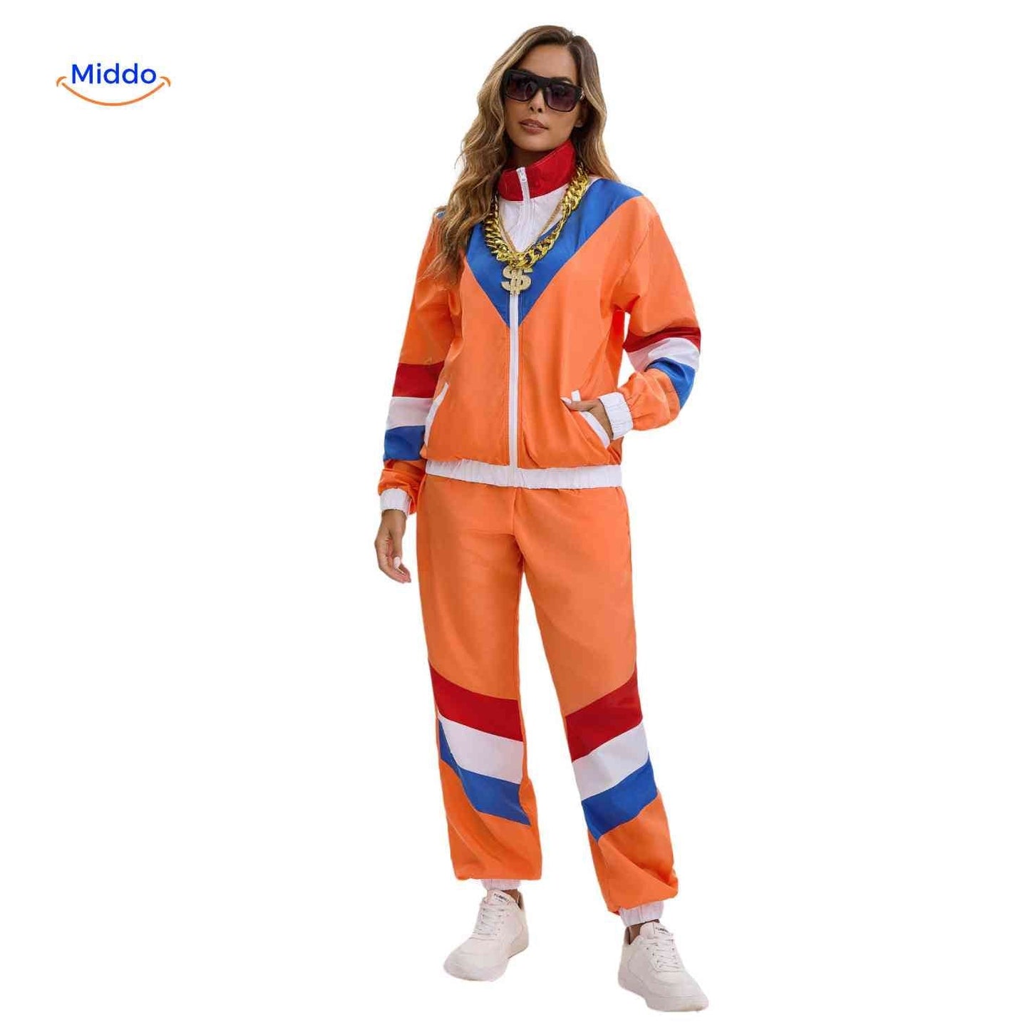 RetroVibe™ Set | 80s WK sportpak, ademend en unisex comfort