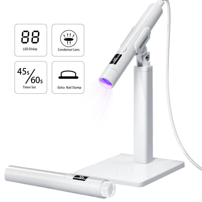 Mini UV LED-licht voor gelnagels USB oplaadbare draagbare draagbare nagellamp Sneldrogende nageldroger voor gelnagellak uitharding