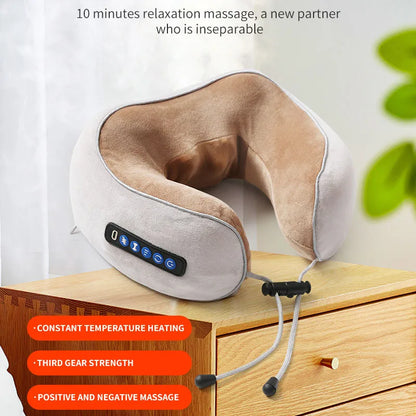 RelaxPro™ Nekmassagekussen – Verlicht Spanning Altijd en Overal